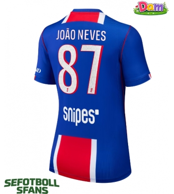 Paris Saint-Germain Joao Neves #87 Hemmatröja Kvinnor 2026-27 Kortärmad